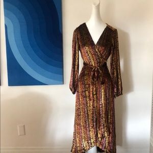 Amazing wrap dress by LPA the fabric amazing